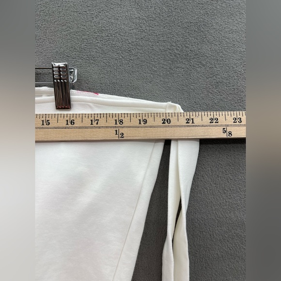 Herencia Collection Women's 2X White Floral Embroidered Crop Blouse Top NWT - Picture 9 of 10